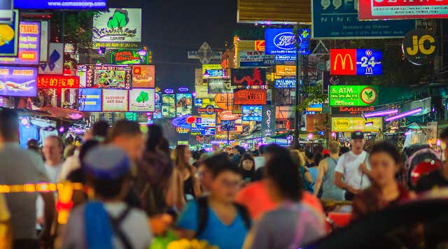 Khao San Road - Bangkok's liveliest backpacker district