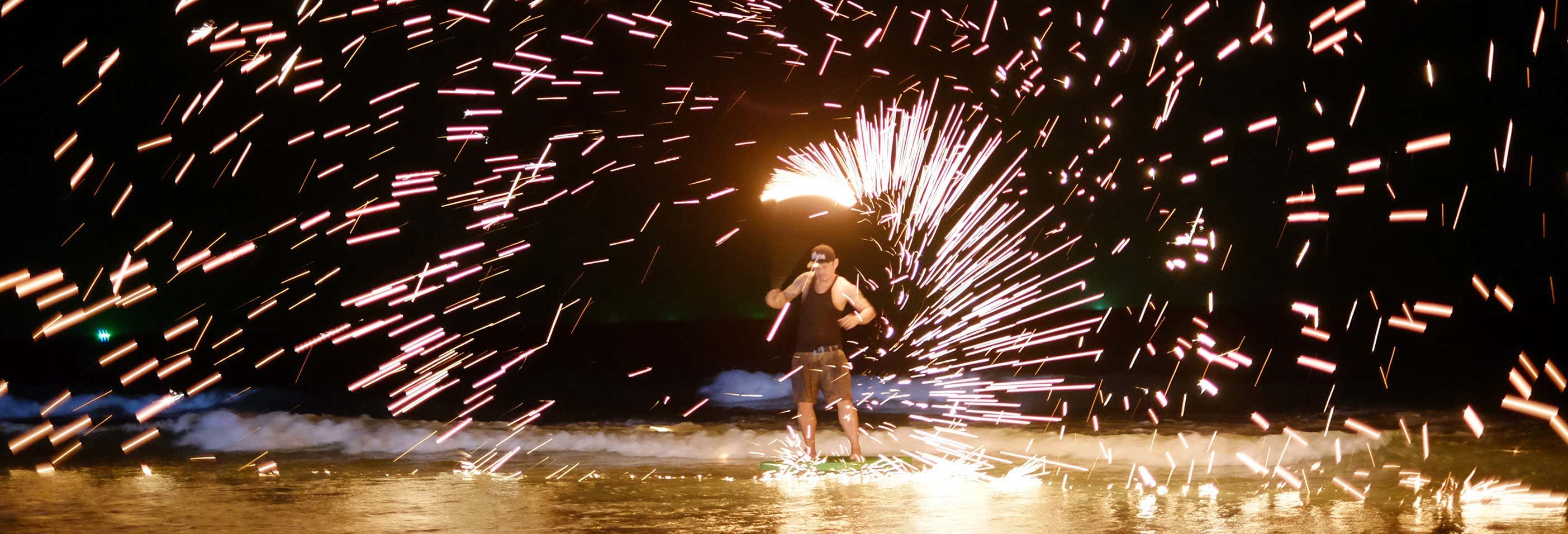 Full Moon Party sulla spiaggia di Koh Phangan