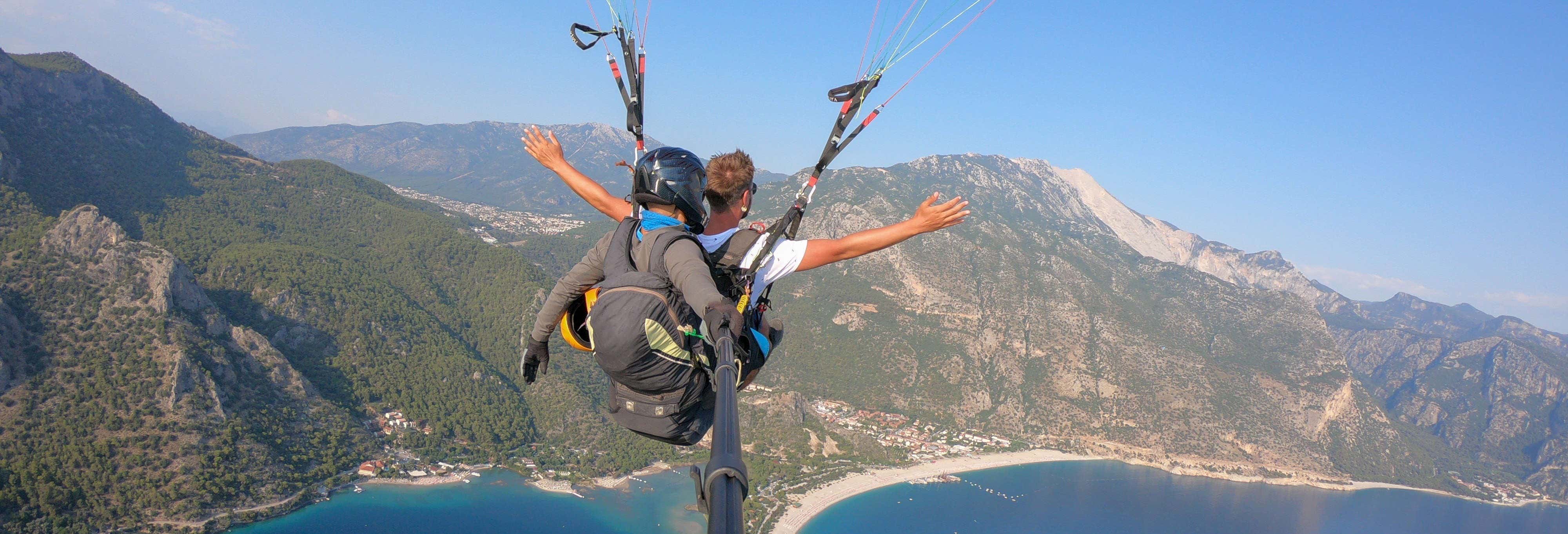 Volo in parapendio ad Alanya + Spiaggia di Cleopatra