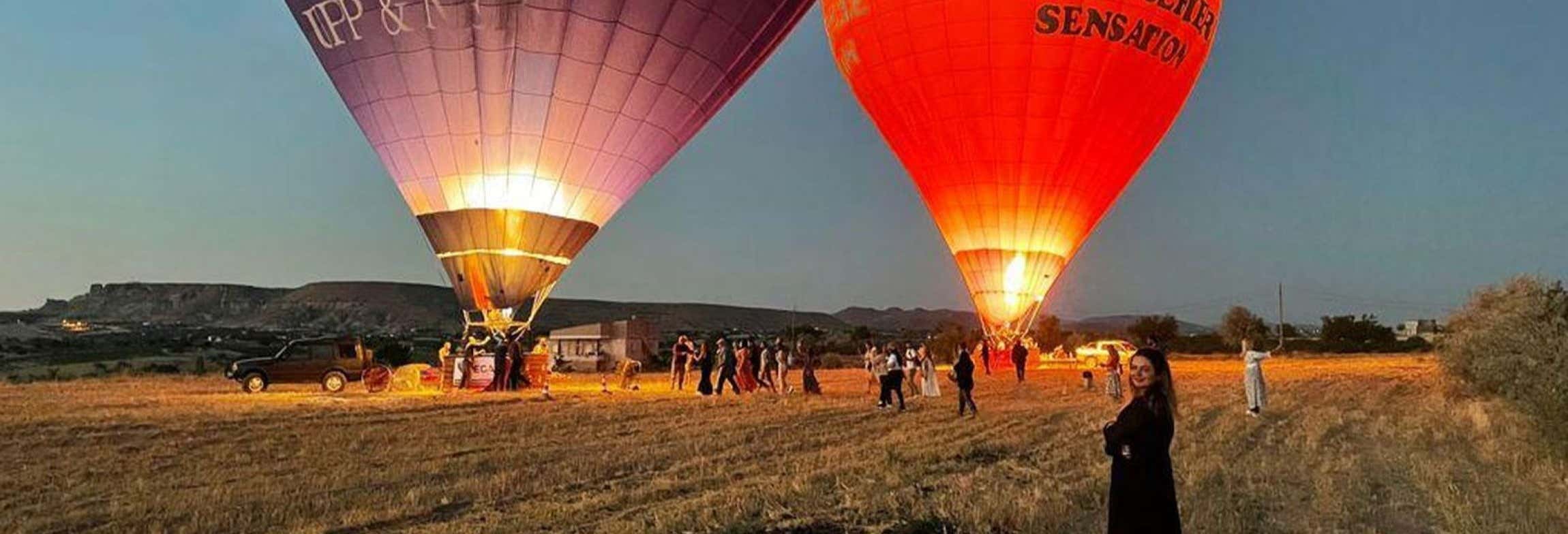 Giro in mongolfiera sulla valle di Çat