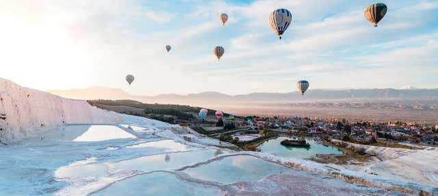 Escursione a Pamukkale e Ierapoli + Giro in mongolfiera