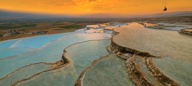 Volo in parapendio su Pamukkale