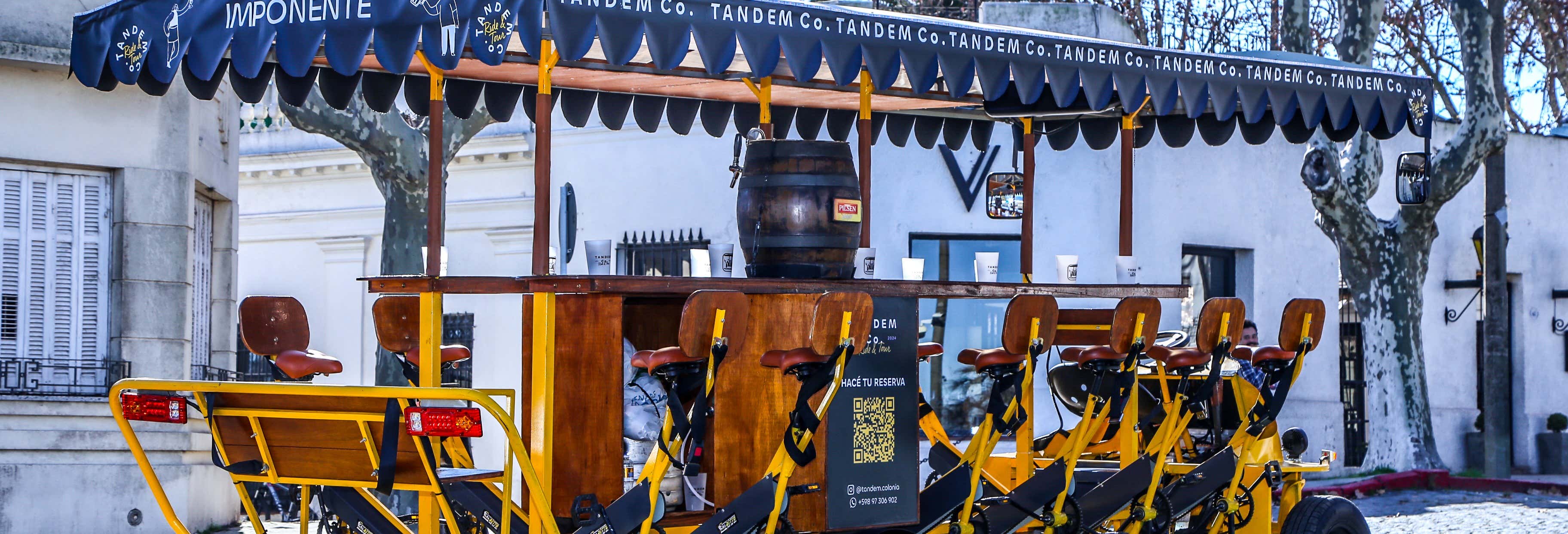 Beer bike a Colonia del Sacramento