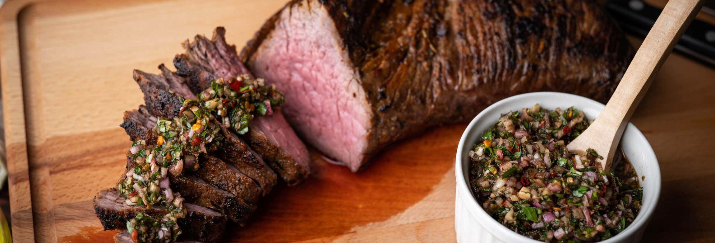 Arrosto uruguaiano nella cantina Ángel Fallabrino