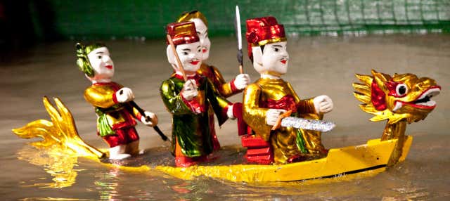 Spettacolo di marionette sull'acqua