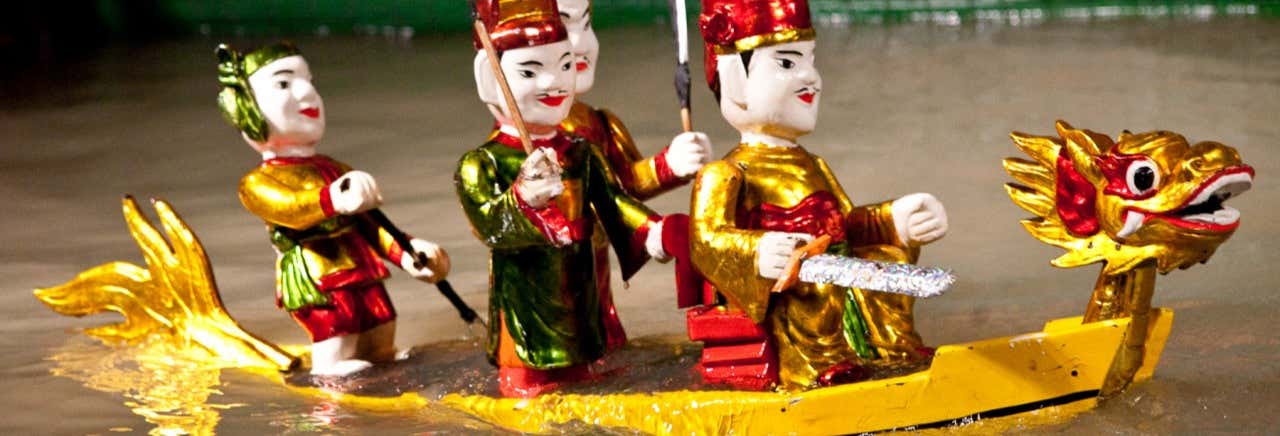 Spettacolo di marionette sull'acqua