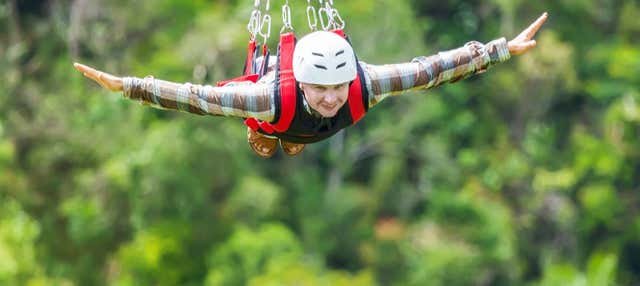 Flying Fox sul fiume Zambezi